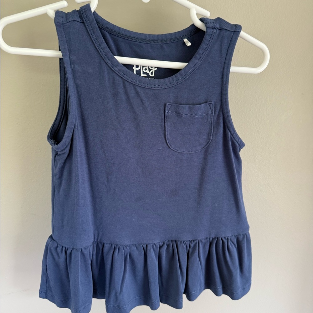 Little Sleepies 2t vintage navy tank top